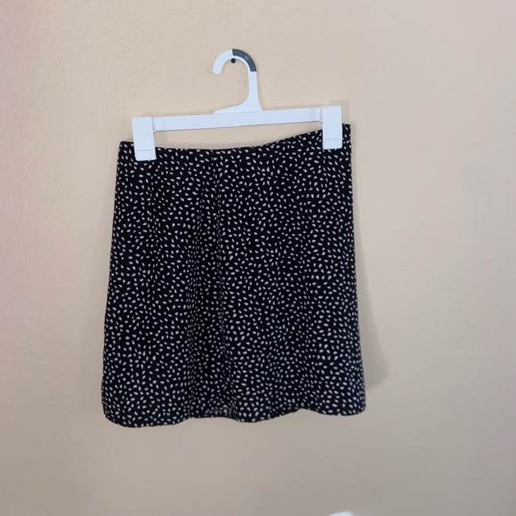Hipster black & white polka dot mini skirt y2k bottoms cute boutique tiny dress - Picture 2 of 8